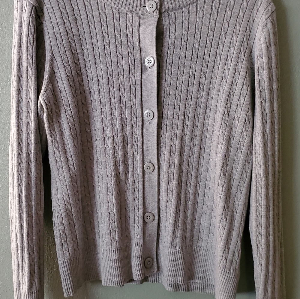Laura Scott Cable Knit Sweater